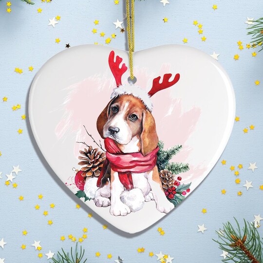 Beagle christmas ornament online